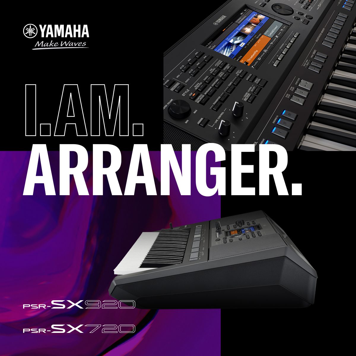 I. AM. ARANŻER - nowości Yamaha PSR-SX920 i PSR-SX720