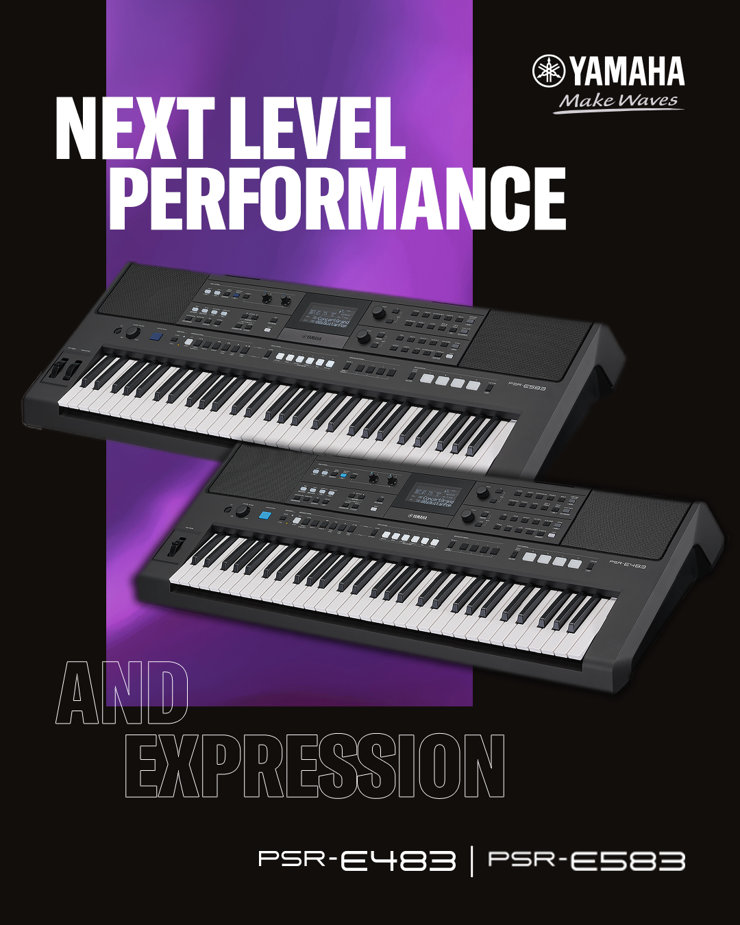 Yamaha PSR-E483 i PSR-E583 – nowe keyboardy, które otwierają drzwi do kreatywnej muzyki